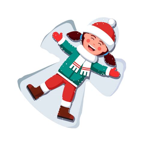 snow angel clip art